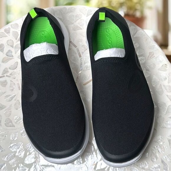 OOFOS OOMG Sport Low Slip-on Shoe Sneakers Black Size 8.5 EU 39.5 - Picture 4 of 14